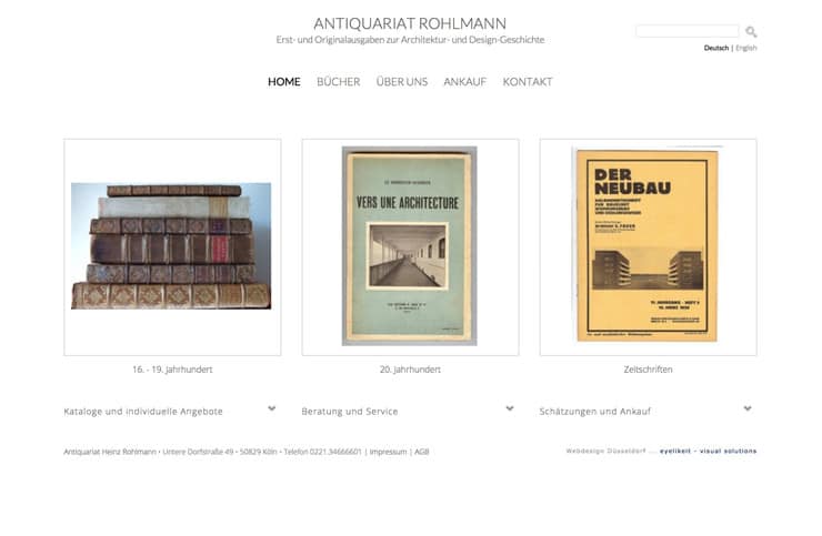 Antiquariat Heinz Rohlmann