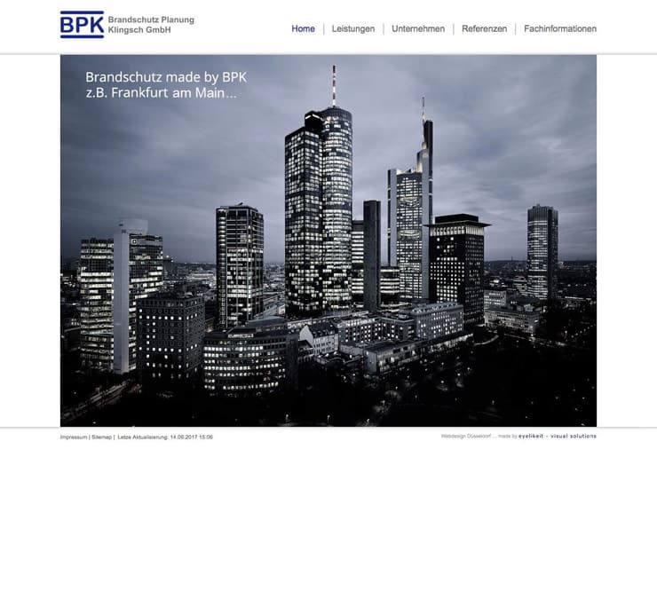 BPK Fire, Brandschutzplanung