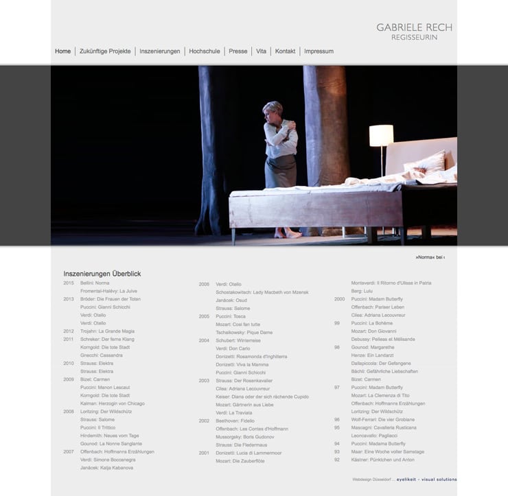 Gabriele Rech, Regisseurin