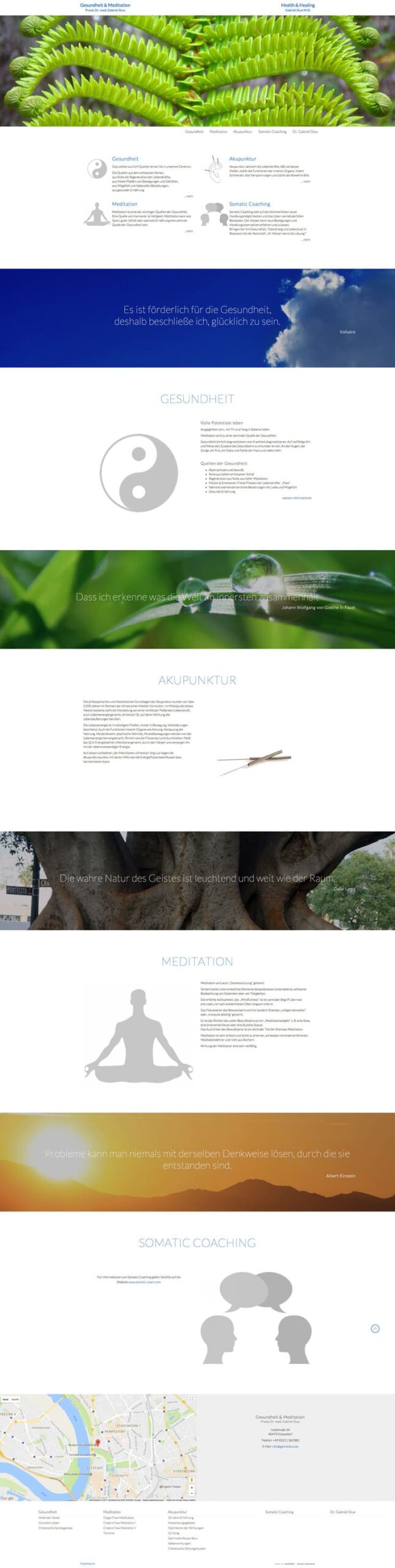 Gabriel Stux, Akupunktur