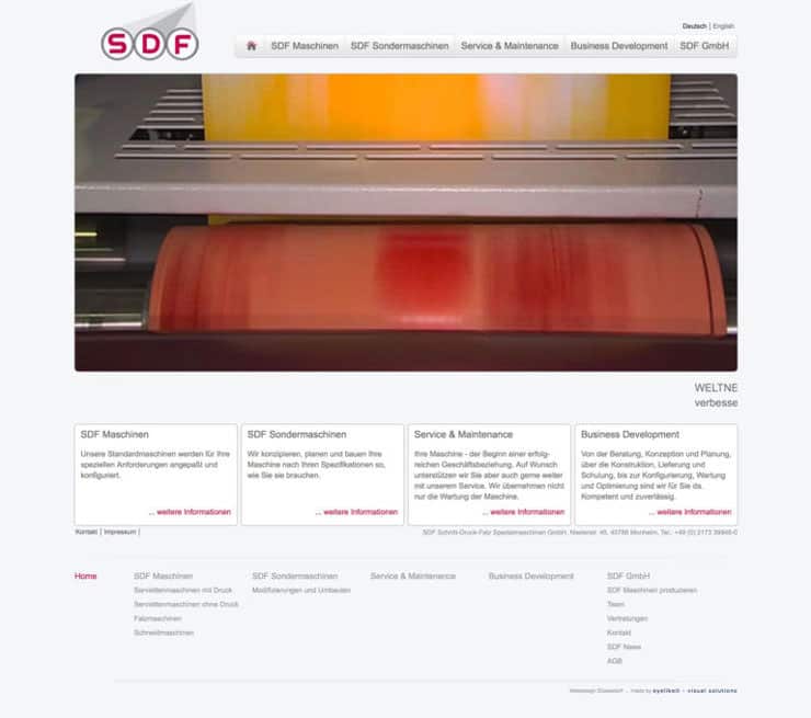 Schnitt, Druck, Falz Spezialmaschinen