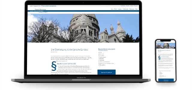 Webdesign für Service - Andrea Alvermann Übersetzungen