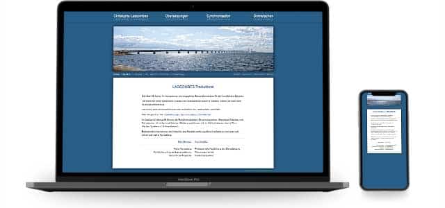 Webdesign für Service - Lascombes Traduciton, Sprachendienstleister