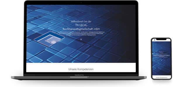 Webdesign Beispiele für Finance Legal: TN Legal made by eyelikeit – visual solutions